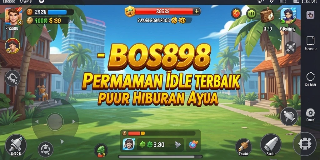 Tampilan gameplay Idle yang menarik dan menghibur dalam BOS898.