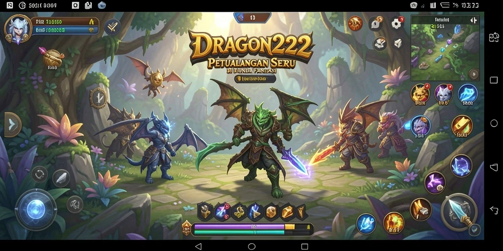 Screenshot dari gameplay petualangan seru DRAGON222 yang menampilkan aksi karakter.