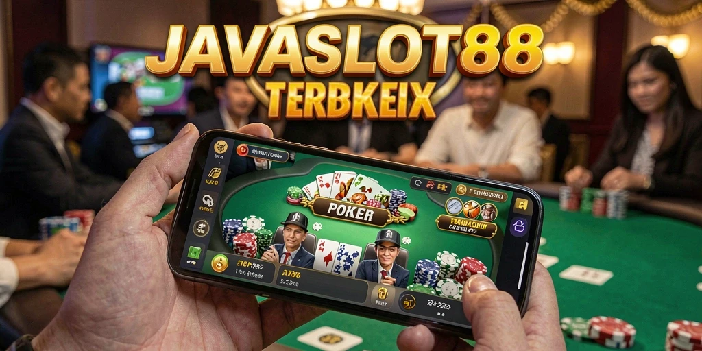 Tampilan gameplay Poker yang seru dan interaktif di JAVASLOT88.