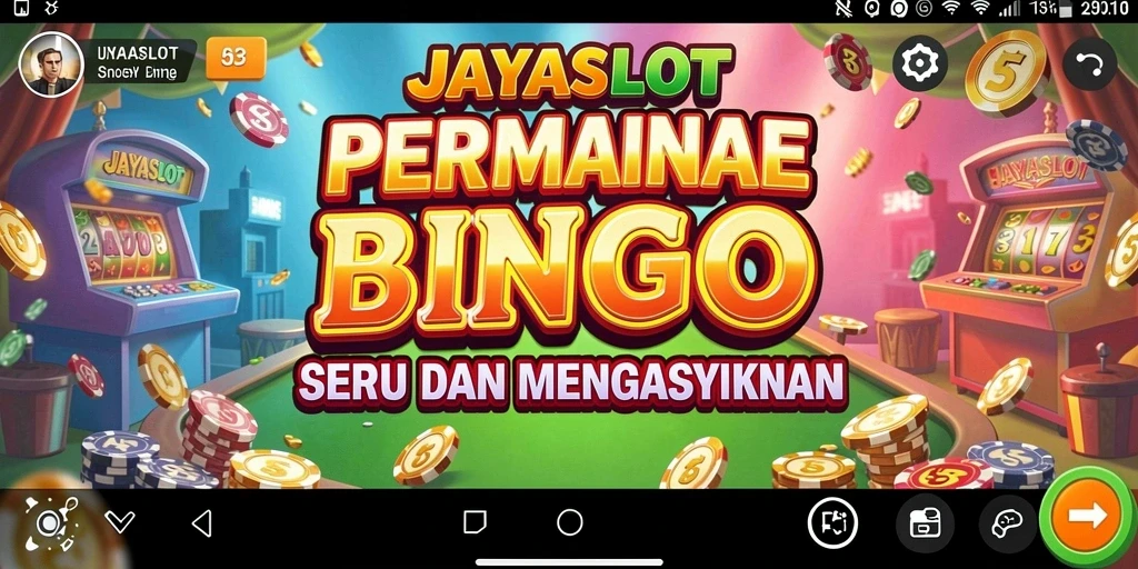 Tampilan menarik dari permainan Bingo JAYASLOT yang mengasyikkan.