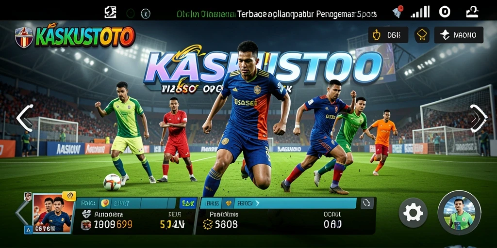 Gameplay KASKUSTOTO yang interaktif dan informatif tentang olahraga.