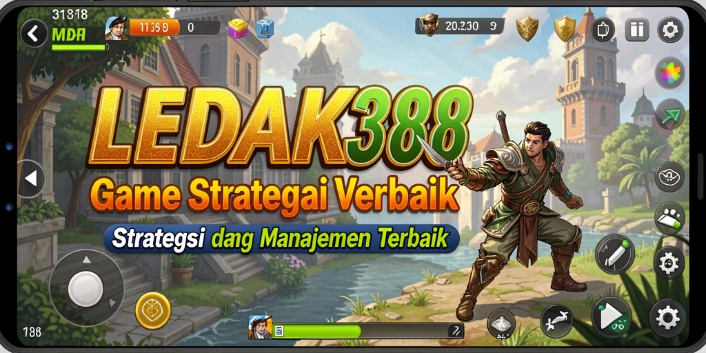 Tampilan utama gameplay LEDAK388 yang penuh strategi dan aksi.