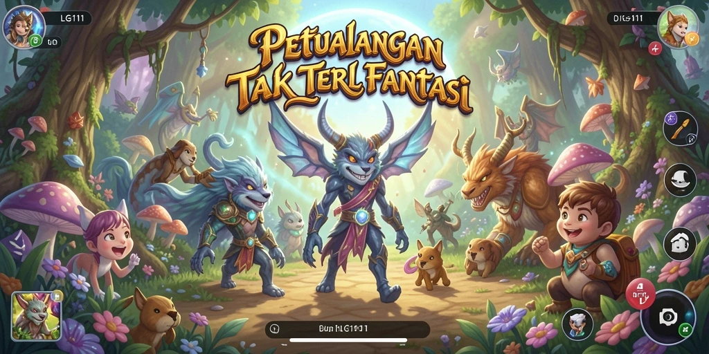 Screenshot gameplay LG111 yang menunjukkan aksi petualangan seru.