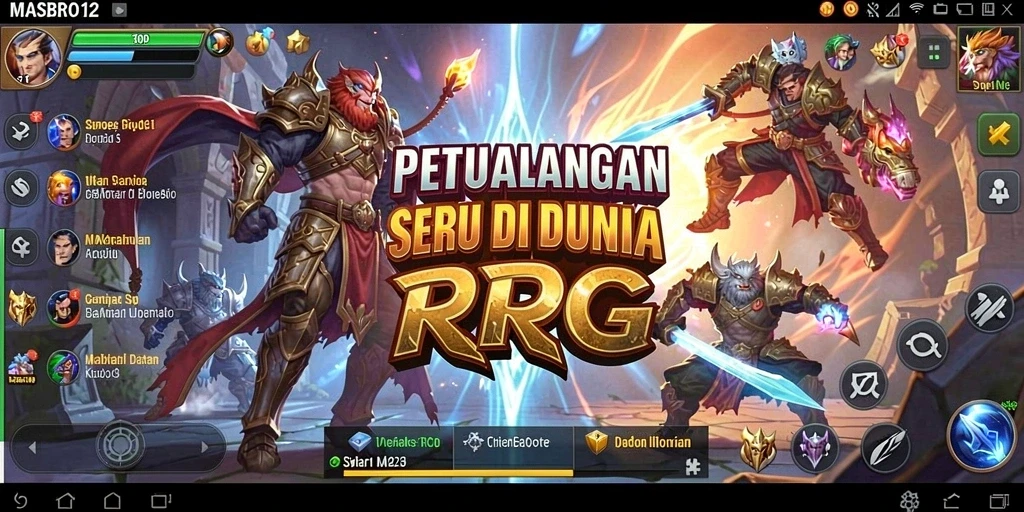 Tampilan menarik dari gameplay RPG yang mendebarkan dan penuh aksi.