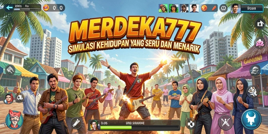 Tampilan screenshot <strong>MERDEKA777</strong> menunjukkan pengalaman gameplay yang penuh warna dan interaktif.