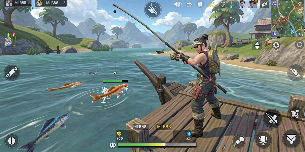 Tampilan gameplay yang menarik dan realistis dalam MLBB8.