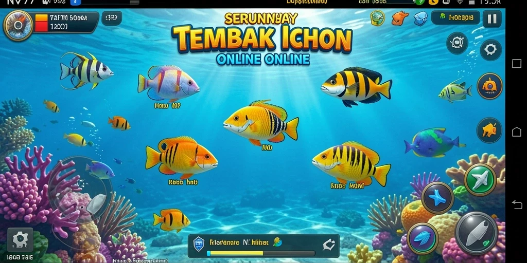 Tampilan gameplay NV77 dengan keseruan Tembak Ikan yang memikat.