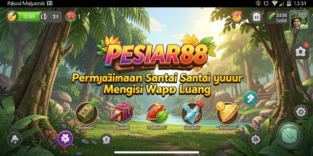 Tampilan seru dari gameplay PESIAR88 yang mengasyikkan.