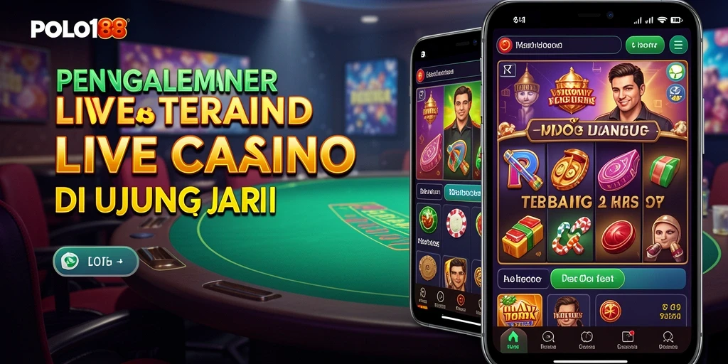 Screenshot POLO188 menampilkan gameplay Live Casino yang mendebarkan.