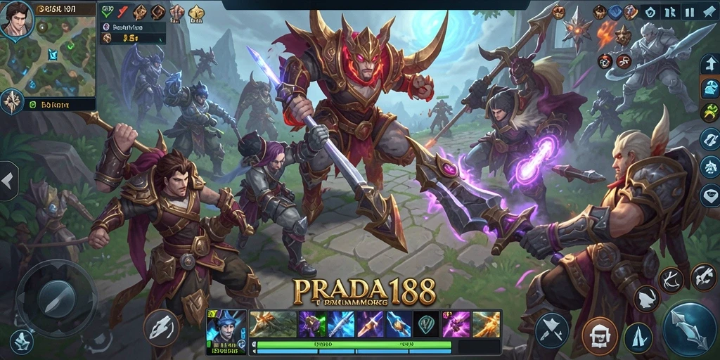 Tampilan menarik dari gameplay <strong>PRADA188</strong> dalam pertempuran seru.
