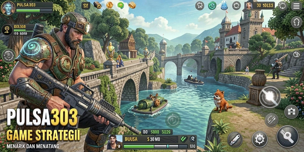 Tampilan gameplay strategis yang mendebarkan di PULSA303.