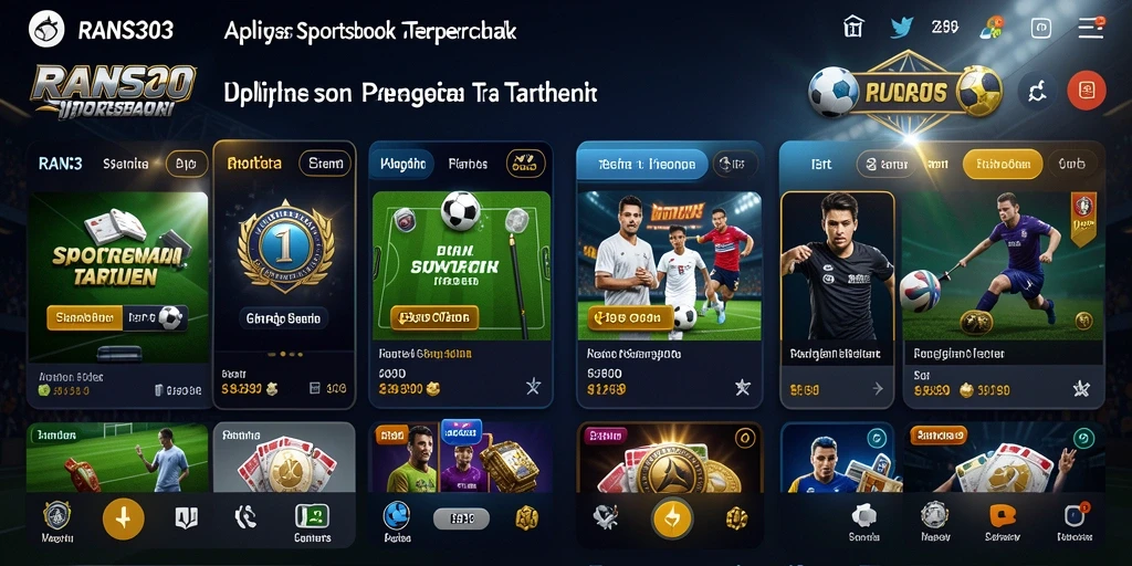 Screenshot RANS303 menampilkan taruhan olahraga yang menarik dan antarmuka yang bersih.