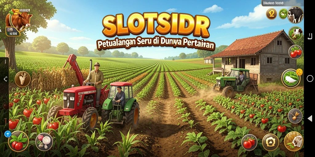Gameplay menarik di dunia pertanian SLOTSIDR yang seru.