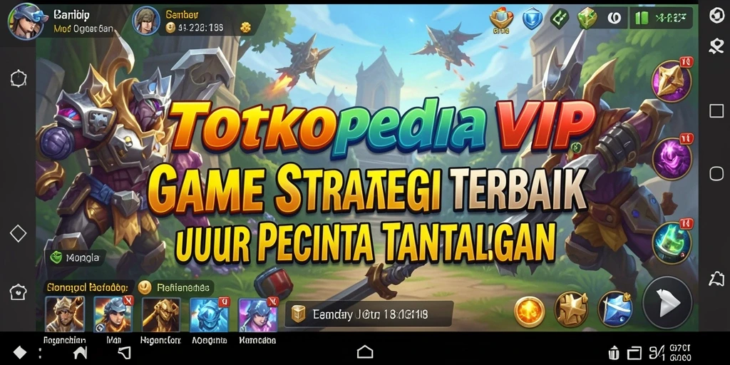 Tampilan gameplay TOKOPEDIAVIP yang menakjubkan dan strategis.