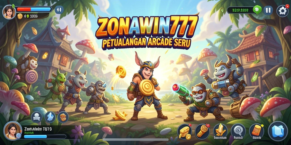 Tangkapan layar gameplay ZONAWIN777 menampilkan aksi seru di dunia arcade.